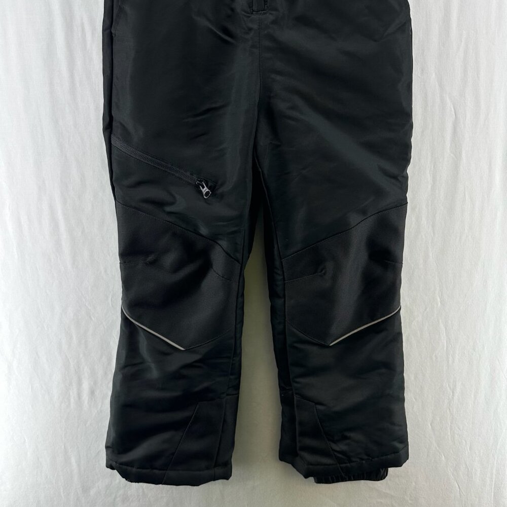 Swiss Tech Snow Bib Overalls Kids S Insulated Water Repellent Adjustable Black - Picture 4 of 12